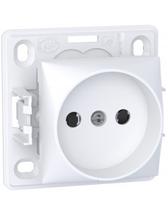 Alréa prise de courant 2P connexion rapide blanc polaire SCHNEIDER ALB61274P