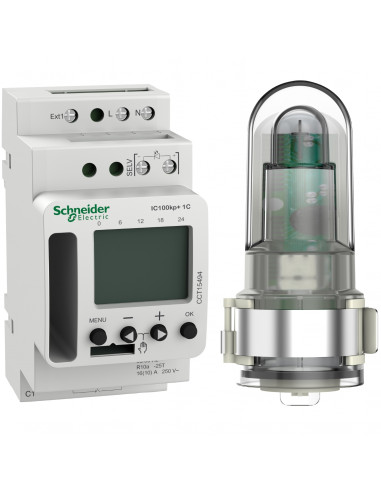 Acti9 IC100kp+ interrupteur crépusculaire programmable 1 canal smart SCHNEIDER CCT15494