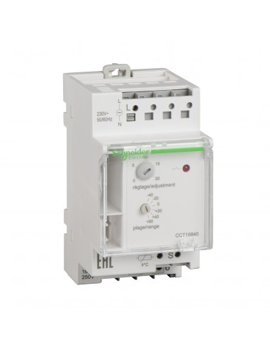 Acti9 TH7 thermostat modulaire 1 zone -40°C..80°C SCHNEIDER CCT15840