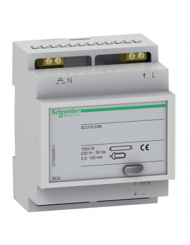 STD télévariateur lampes fluorescentes 1-10V DIN commde éclairage simple SCHNEIDER CCTDD20011