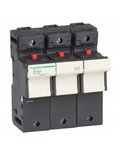Porte-fusible TeSys 3 Pôles 125A pour fusible 22x58mm SCHNEIDER DF223C