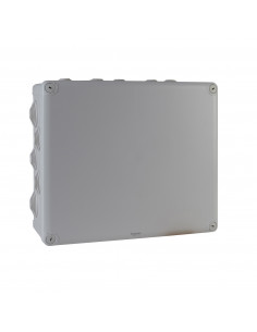 Mureva Box boite de dérivation IP55 + embouts 325x275x120 gris SCHNEIDER ENN05019