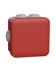 Boite derivation rouge 80x80x45 SCHNEIDER ENN05164