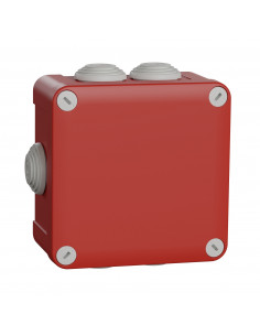Bte deriv.rouge+embt 105x105x55 SCHNEIDER ENN05165
