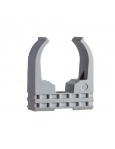 Mureva FIX Clip à tube standard pour conduits Ø25 mm Gris SCHNEIDER ENN45125