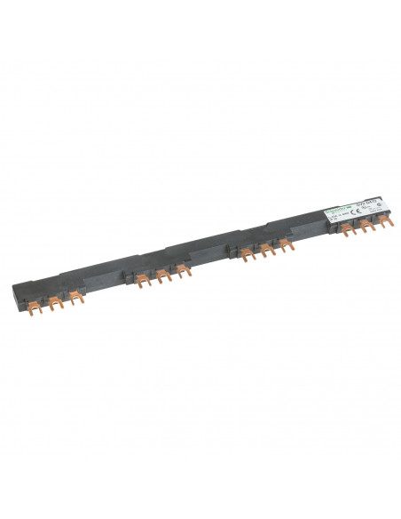 TeSys GV jeu de barre tripolaire 63A 4 dérivations pas 72 mm SCHNEIDER GV2G472