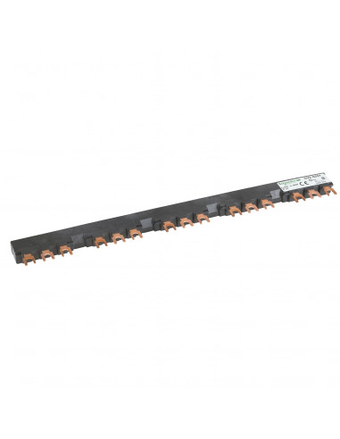 TeSys GV jeu de barre tripolaire 63A 5 dérivations pas 54 mm SCHNEIDER GV2G554