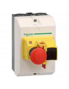 TeSys GV coffret vide pour GV2ME arrêt d'urgence plastique SCHNEIDER GV2MCK04