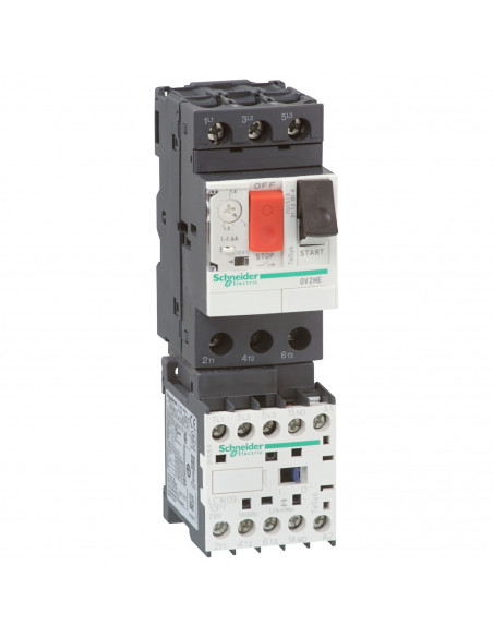 TeSys GV2ME démarreur combiné 1..1,6A 24Vcc SCHNEIDER GV2ME06K1BW3