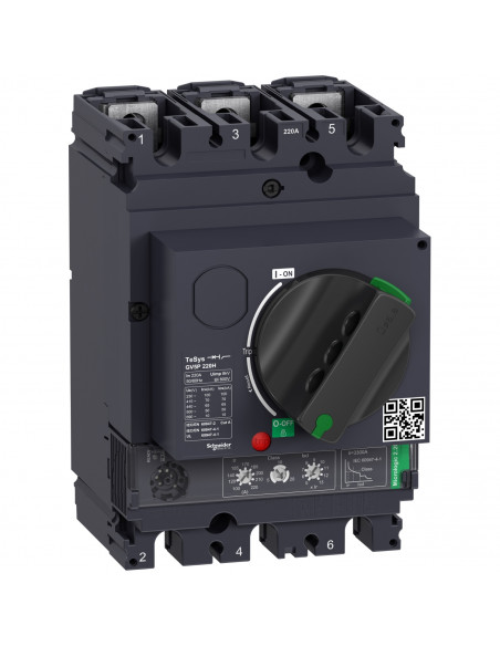 TeSys GV disjoncteur moteur 100 à 220A 70kA 3P magnéto-thermique SCHNEIDER GV5P220H