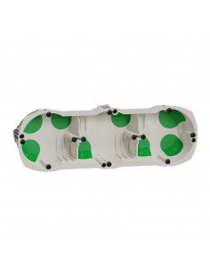 Multifix air boîte étanche 3 postes entraxe 71mm D67mm P40mm SCHNEIDER IMT35031
