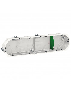 Multifix boîte d'encastrement diam. 67mm prof 40mm 4 postes entraxe 71 mm SCHNEIDER IMT35944