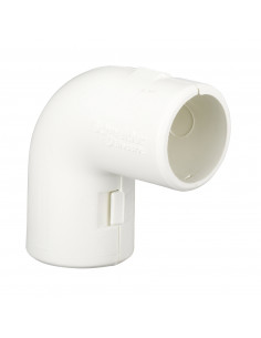 Mureva Tube équerre pour conduit rigide Ø20mm blanc polaire SCHNEIDER IMT42920