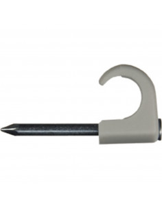 Mureva Fix Clip à clou pour câble Ø7-10mm clou Ø2-L25mm gris SCHNEIDER IMT49001