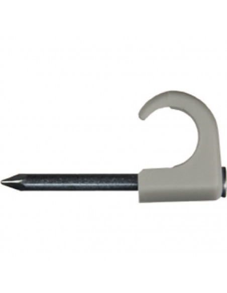 Mureva Fix Clip à clou pour câble Ø7-10mm clou Ø2-L25mm gris SCHNEIDER IMT49001