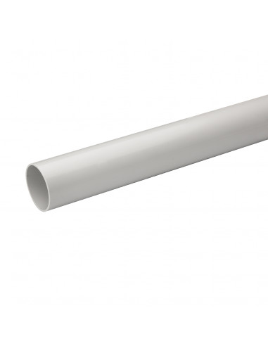 Mureva Tube conduit rigide non tulipé PVC gris Ø40mm/3m au mètre linéaire SCHNEIDER IMT50340