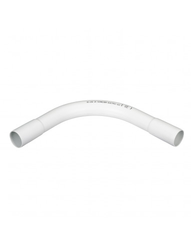 Mureva Tube coude pour conduit rigide Ø25mm IP40 blanc polaire SCHNEIDER IMT56925