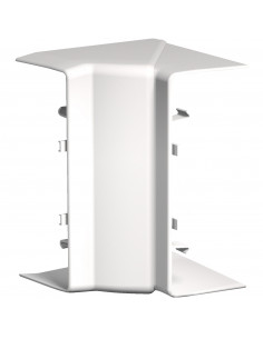 OptiLine 45 goulotte pvc blanc polaire 75 x 55 mm angle intérieur SCHNEIDER ISM10101P