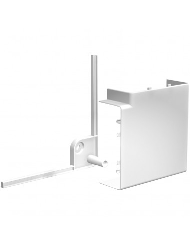 OptiLine 45 goulotte pvc blanc polaire 75 x 55 mm angle plat 90° SCHNEIDER ISM10103P