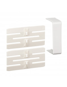 OptiLine 45 goulotte pvc blanc polaire 75 x 55 mm joint de fond SCHNEIDER ISM10106P