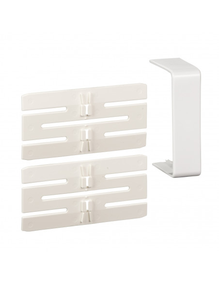 OptiLine 45 goulotte pvc blanc polaire 75 x 55 mm joint de fond SCHNEIDER ISM10106P