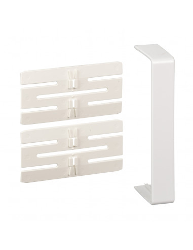 OptiLine 45 goulotte pvc blanc polaire 140 x 55 mm joint de fond SCHNEIDER ISM10306P