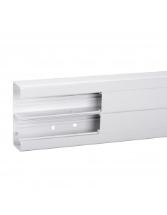 OptiLine 45 goulotte pvc blanc polaire 140 x 55 mm 4 x 3m SCHNEIDER ISM10310P