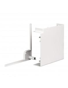 OptiLine 45 goulotte pvc blanc polaire 185 x 55 mm angle plat 90° SCHNEIDER ISM10503P