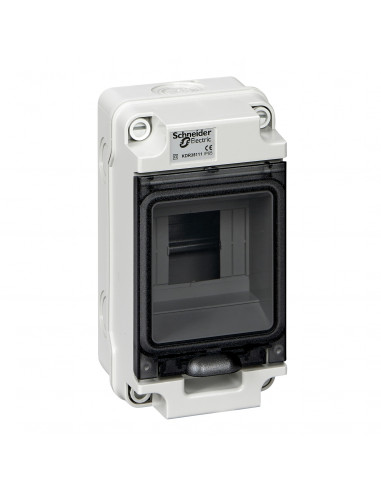 Kaedra XT coffret étanche pour appareillage modulaire 1 rangée 4 modules IP65 SCHNEIDER KDR35111