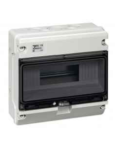 Kaedra XT coffret étanche pour appareillage modulaire 1 rangée 12 modules IP65 SCHNEIDER KDR35131