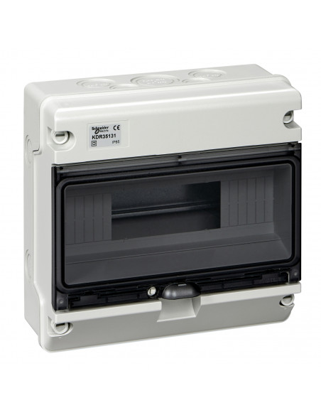 Kaedra XT coffret étanche pour appareillage modulaire 1 rangée 12 modules IP65 SCHNEIDER KDR35131