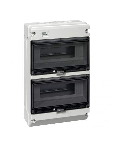 Kaedra XT coffret étanche pour appareillage modulaire 2rangées de 12modules IP65 SCHNEIDER KDR35141
