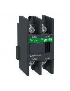 TeSys D bloc contacts auxiliaires frontaux 1F+1O cosses fermées SCHNEIDER LADN116