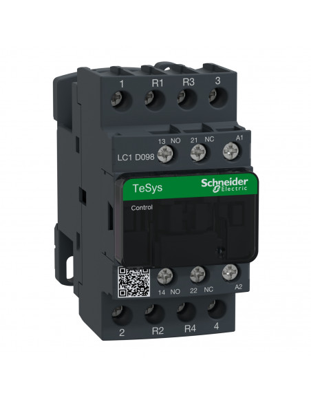 TeSys LC1D contacteur 4P (2F+2O) AC-1 440V 20A bobine 240Vca SCHNEIDER LC1D098U7