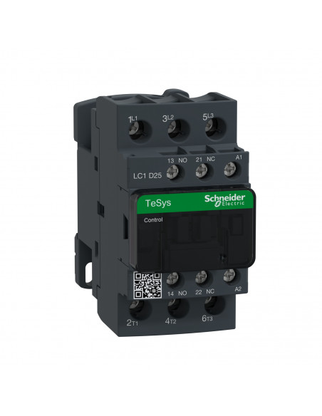 TeSys LC1D contacteur 3P AC-3 440V 25A bobine 230Vca SCHNEIDER LC1D25P7