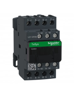 TeSys LC1D contacteur 4P AC-1 440V 25A bobine 220Vca SCHNEIDER LC1DT25M7