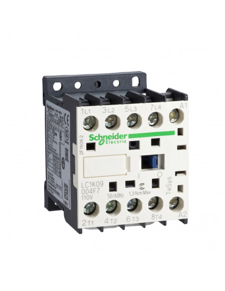 TeSys LC1K contacteur 4P AC-1 440V 20A bobine 24Vca SCHNEIDER LC1K12004B7