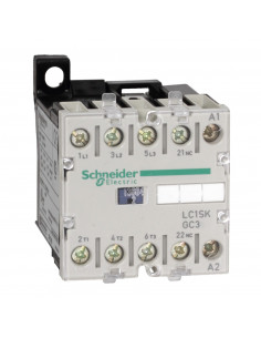 Contacteur TeSys LC1SK 3 Pôles AC-3 400V 9A bobine 230Vca SCHNEIDER LC1SKGC301P7