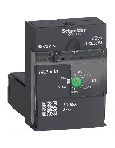TeSys U unité de contrôle magnétique protection 1,25A à 5A 48V à 72V SCHNEIDER LUCL05ES