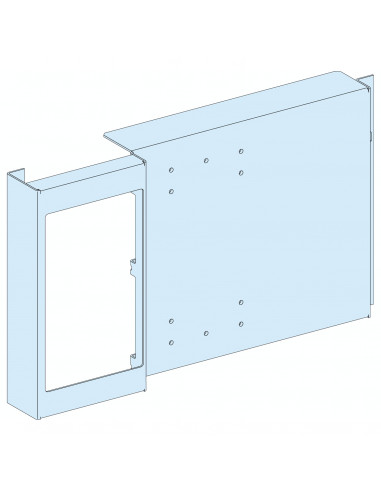 PrismaSeT G Active Platine NSX-INS630 vertical fixe Cde maneton RAL9003 SCHNEIDER LVS03073