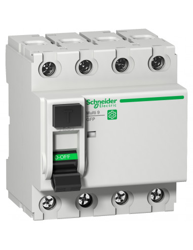 MULTI9 GFP 4P 63A 86MA A- SI TYPE 480Y/27 SCHNEIDER M9R12463