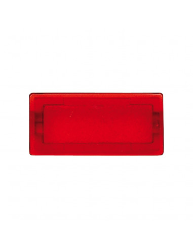 Aquadesign symbole pour enjoliv. simple lumin. translucide rouge sans picto. SCHNEIDER MTN395900