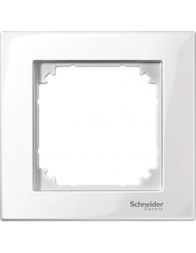 Merten M-Plan plaque de finition 1 poste blanc polaire brillant SCHNEIDER MTN515119