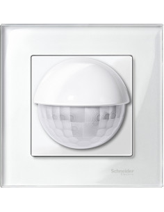KNX M-Plan détecteur de mouvement 180° détection ras du mur blanc brill. SCHNEIDER MTN631719