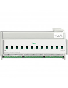KNX actionn. de commutation 12x230V 16A à détection courant+cde manuelle SCHNEIDER MTN648495