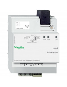 KNX alimentation 320mA avec entrée d'limentation auxiliaire SCHNEIDER MTN683832