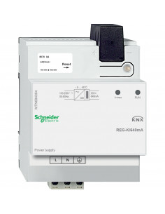 KNX alimentation de bus 640mA max 64 participants 8 pas de 9mm SCHNEIDER MTN684064