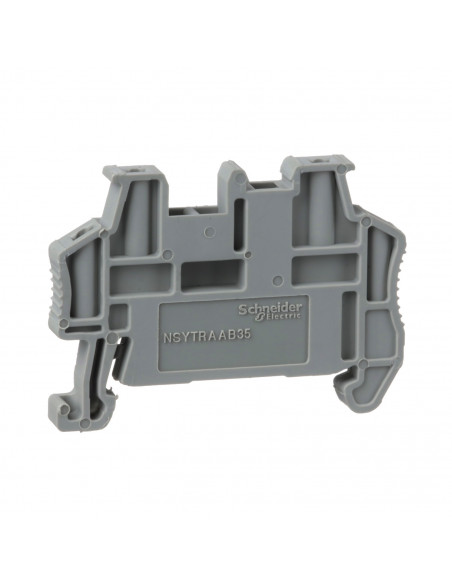 Butée d'arrêt à visser sur rail DIN 35mm largeur 95mm marquable SCHNEIDER NSYTRAAB35