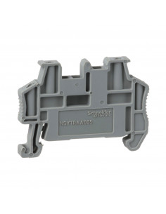 Butée d'arrêt à visser sur rail DIN 35mm largeur 95mm marquable SCHNEIDER NSYTRAAB35 2