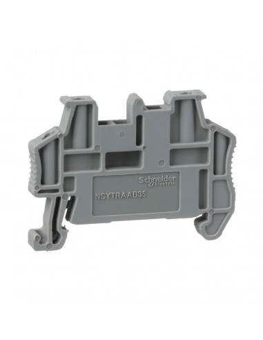 Butée d'arrêt à visser sur rail DIN 35mm largeur 95mm marquable SCHNEIDER NSYTRAAB35